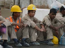 Indian workers flying back  