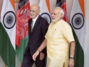 Mr Ghani and Mr Modi [PTI]