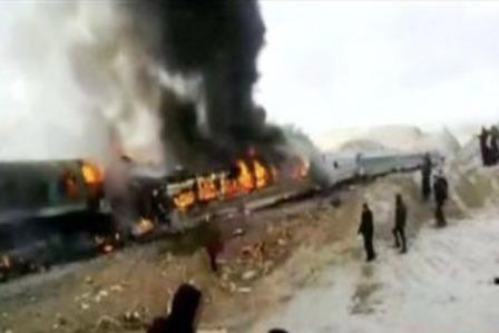 Iran train crash, over 31 dead