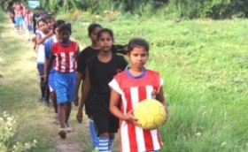 Bihar Teenage girls  Dare to Shine at village football
