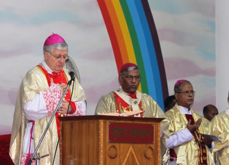 Papal Nuncio conveys Pope’s Greetings on Patna Diocese Centenary