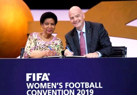 FIFA ENDORSES GENDER EQUALITY ON AND OFF PITCH